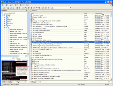 Code Library for .NET (SQL Server/MSDE) Screenshot